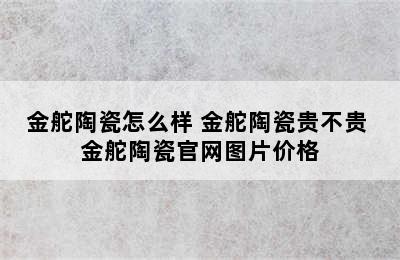 金舵陶瓷怎么样 金舵陶瓷贵不贵 金舵陶瓷官网图片价格